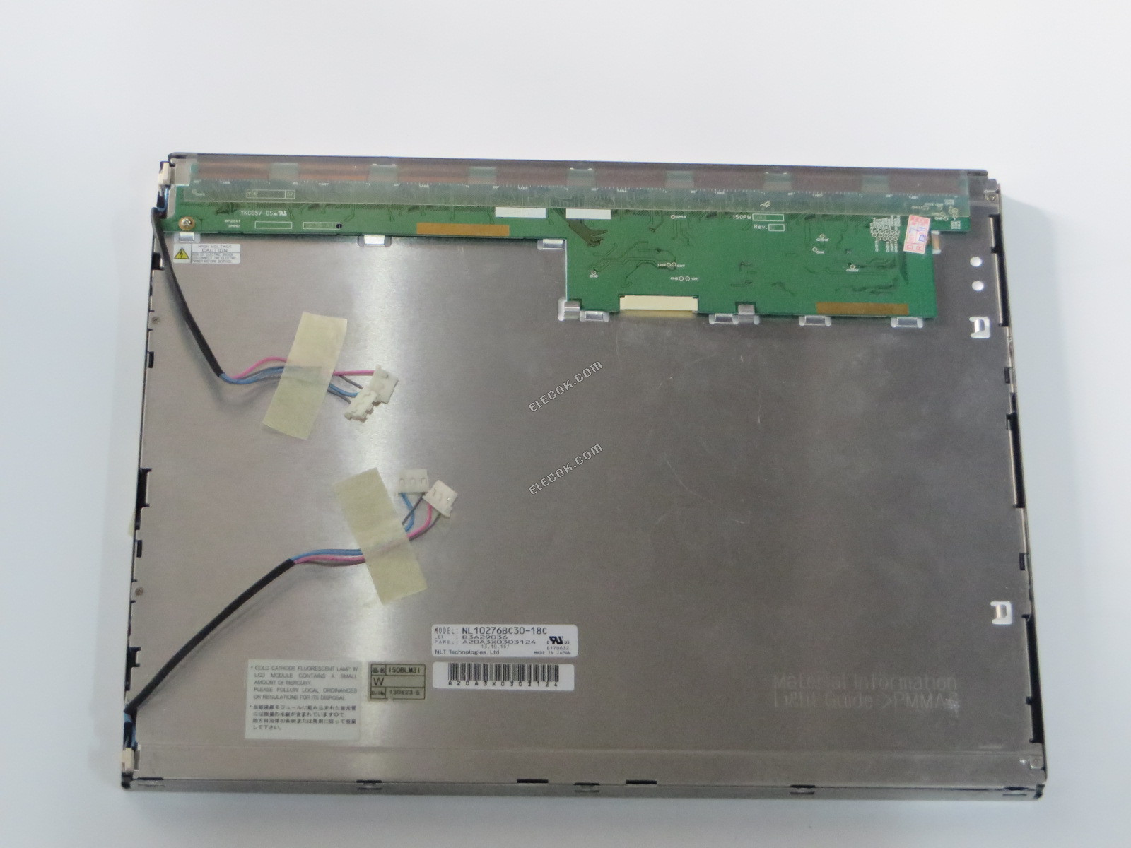 NL10276BC30-18C NEC 15.0" A-Si TFT-LCD Panel használt 