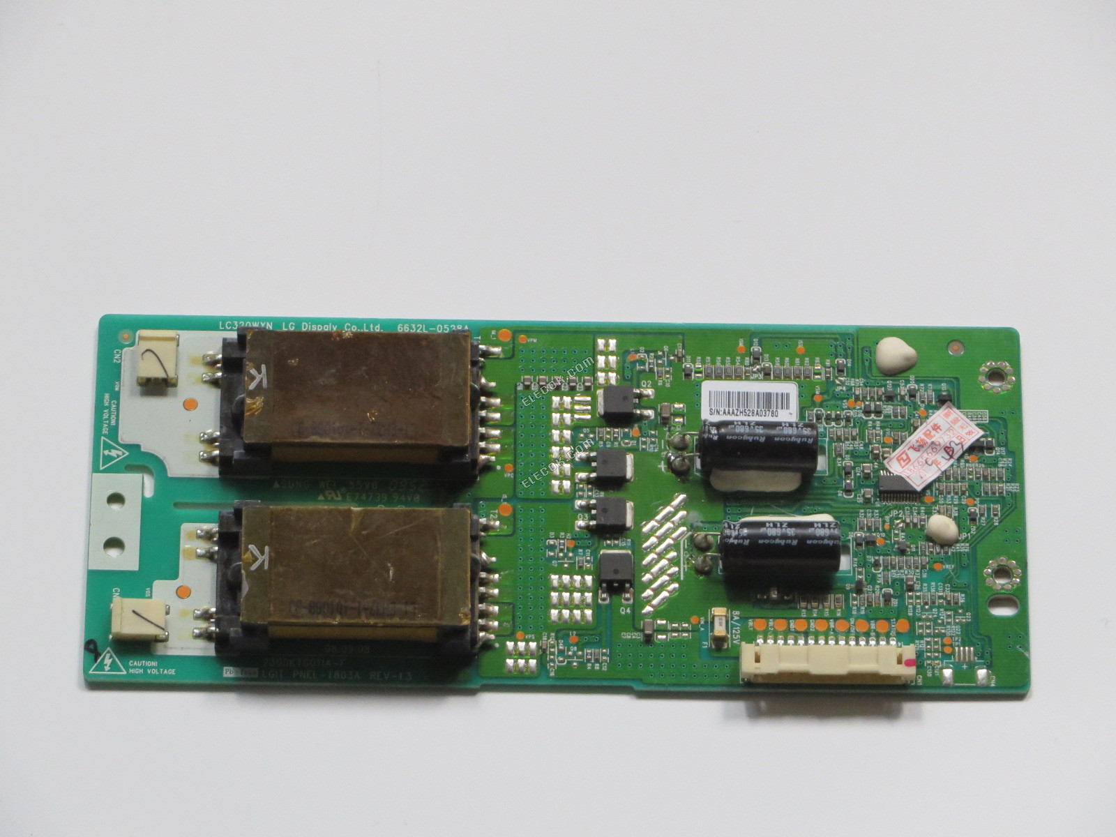 2300KTG011A-F, PNEL-T803A LG 6632L-0528A Háttérvilágítás Inverter 