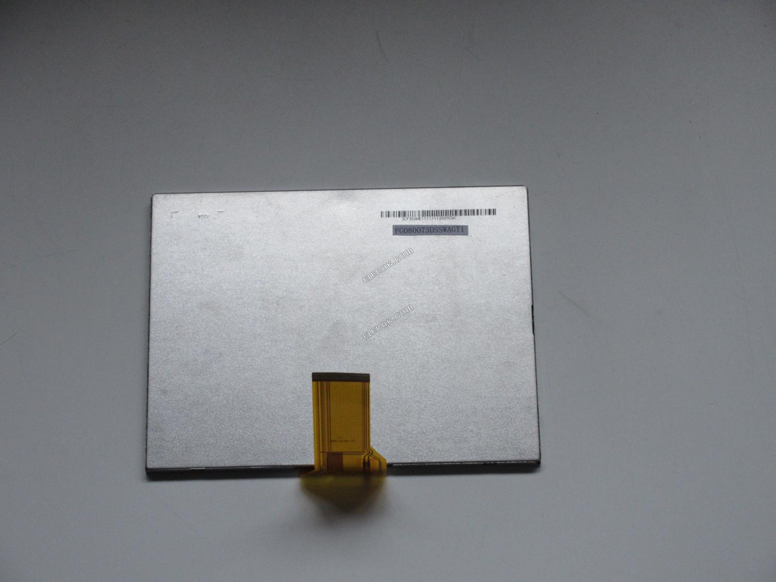 FG080073DSSWAGT1 8.0" a-Si TFT-LCD Panel bez adapter deska, náhrada 