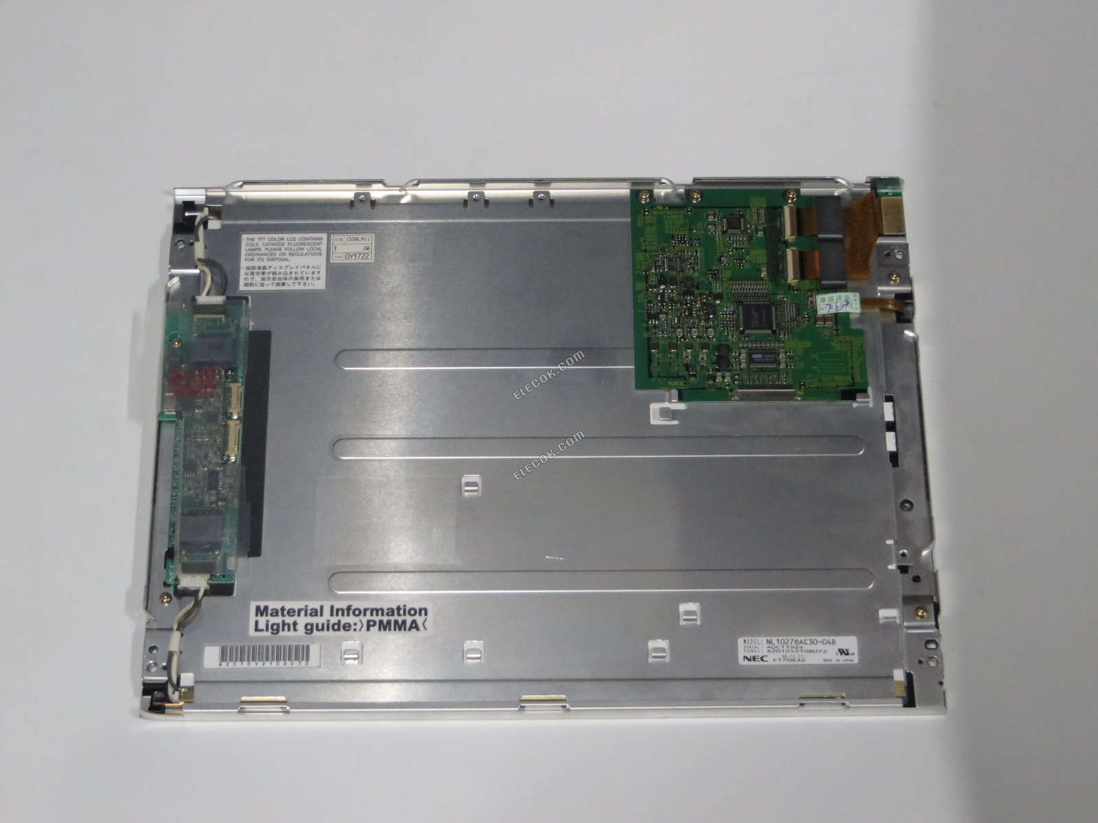 NL10276AC30-04R NEC 15.0" a-Si TFT-LCD Panel Használt 