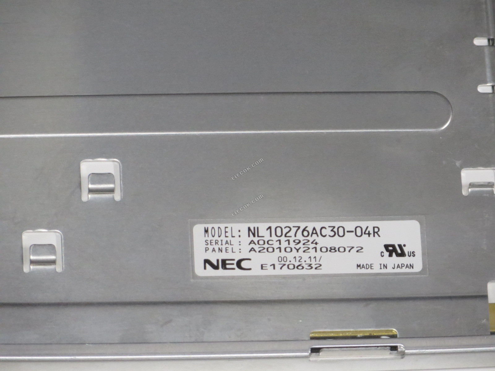 NL10276AC30-04R NEC 15.0" a-Si TFT-LCD Panel Használt 