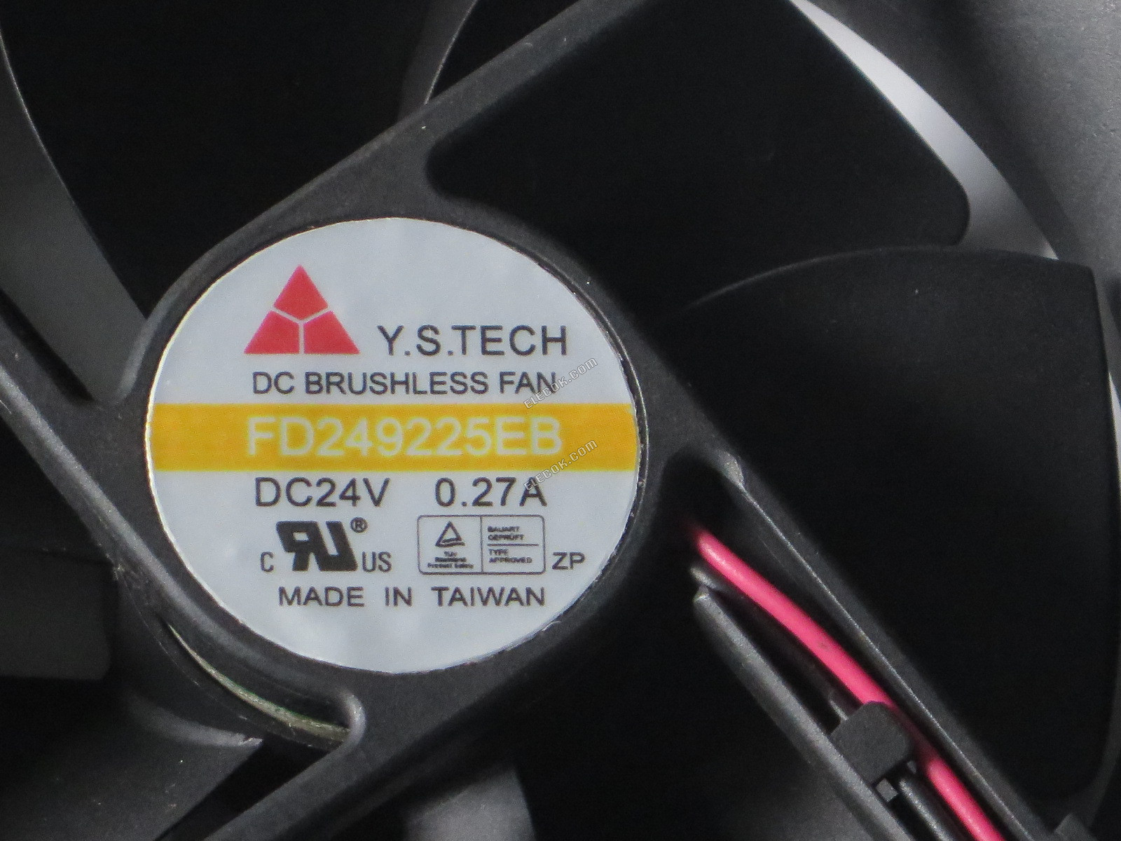 YEN SUN FD249225EB 24V 0,27A 9025 9cm 2 vodiče ventilátor 