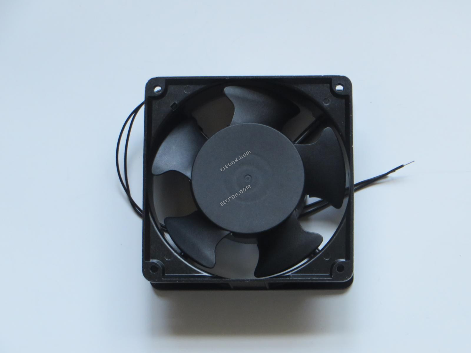 Hui Tong HT-A12038S220 220-240V 50/60HZ 0.10-0.16A Serverový čtvercový Ventilátor 2 vodiče chladicí ventilátor 