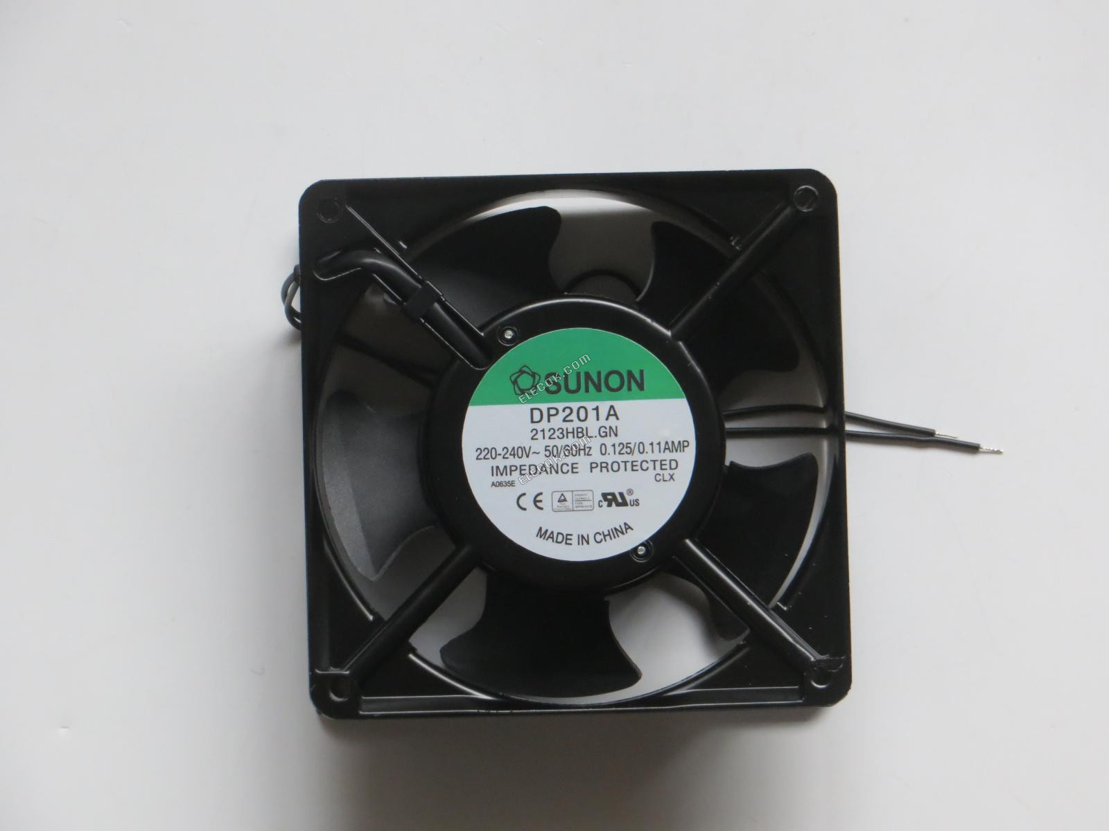 SUNON DP201A 2123HBL.GN 200/240V 0,125/0,11A 20/19W 2 vezeték Hűtőventilátor 