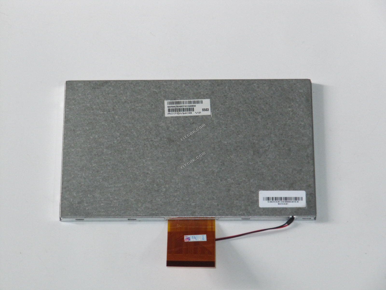 A070VW08 V2 AUO 7.0" a-Si TFT-LCD Panel bez dotykové obrazovky, použitý 