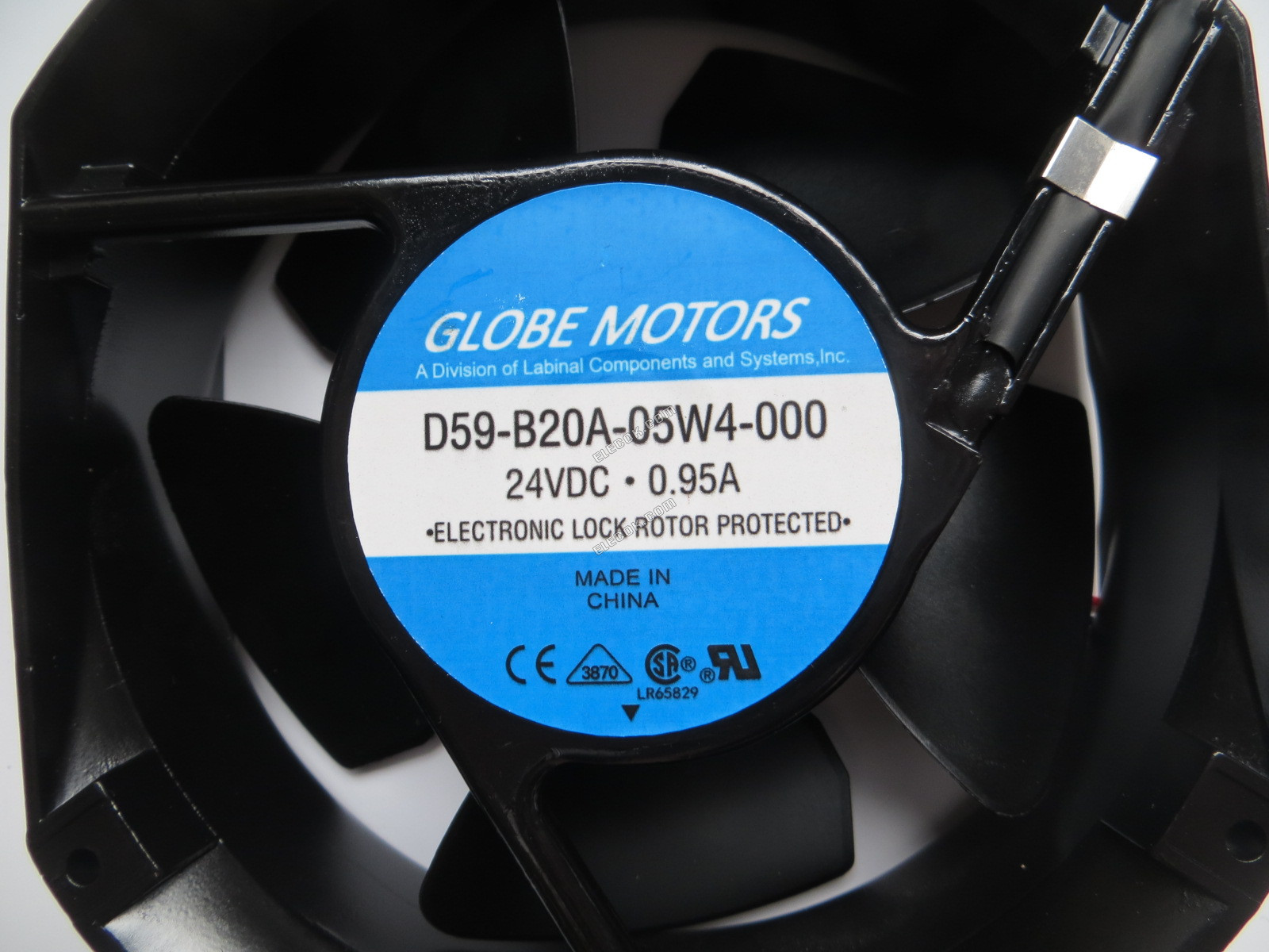Globe Motors D59-B20A-05W4-000 24V DC 0,95A 2 vodiče chladicí ventilátor 