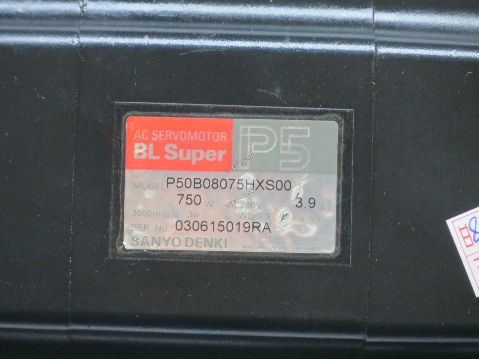 Sanyo Denki BL Super P50B08075HXS00 Servo M, Použitý 