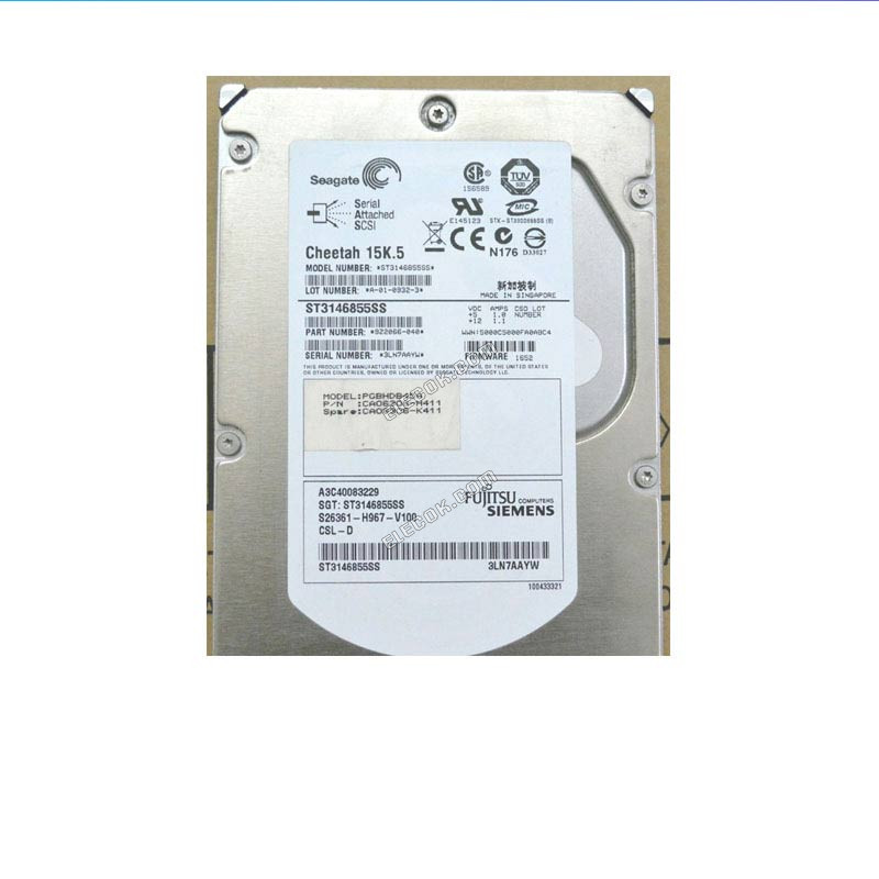 Seagate/SIEMENS ST3146855SS S26361-H967 146GB SAS hard disk 15K