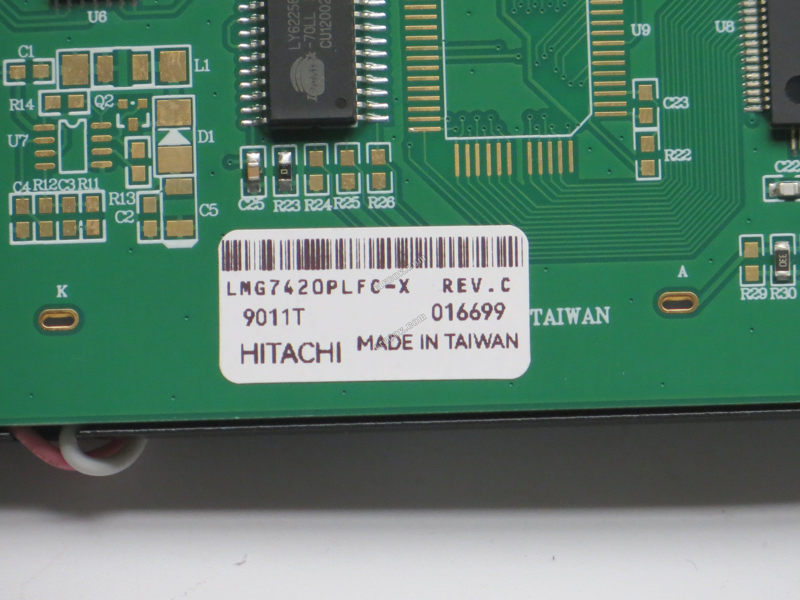 LMG7420PLFC-X Hitachi 5,1" LCD Panel Csere Fekete Fólia 