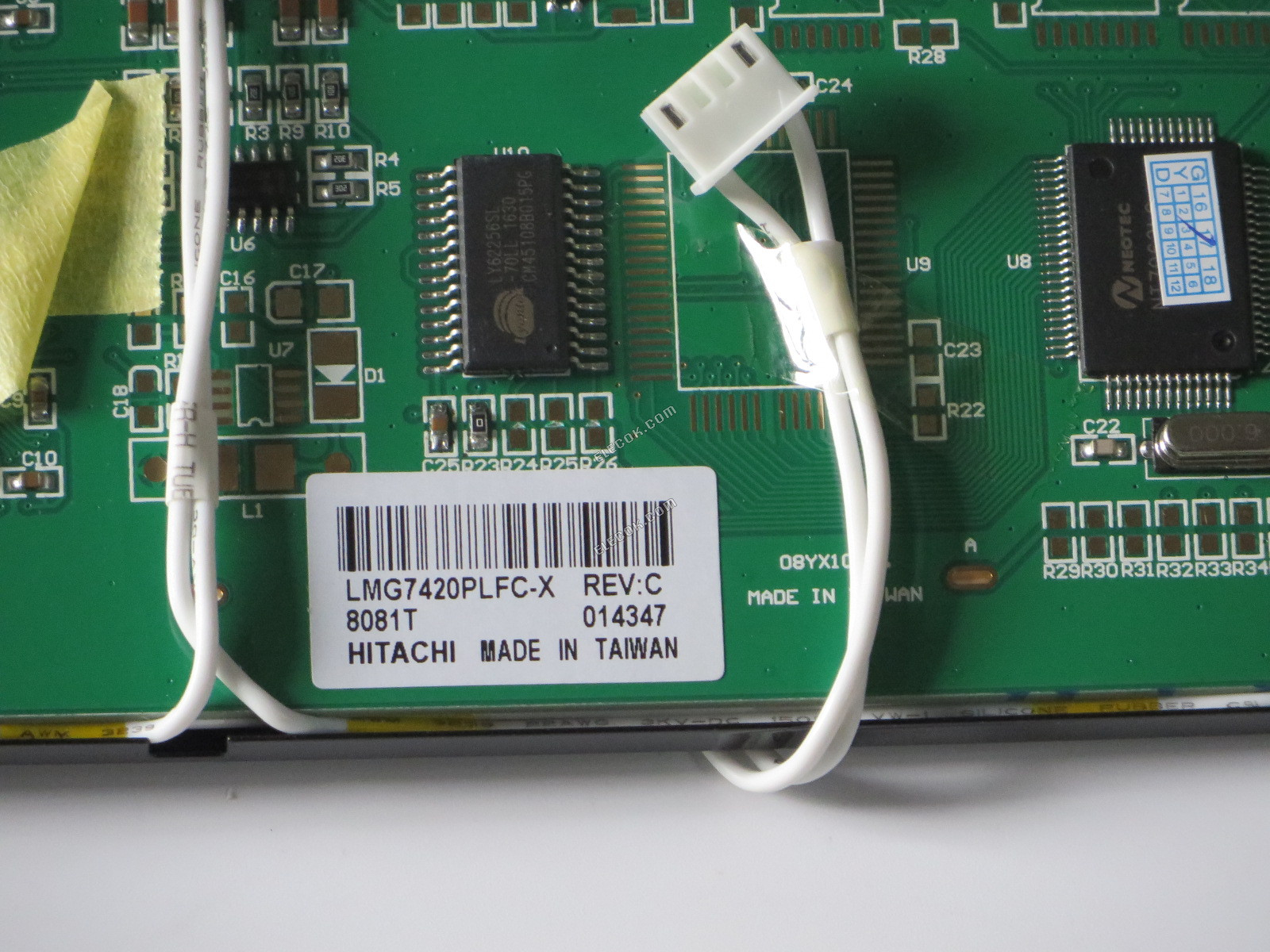 LMG7420PLFC-X Hitachi 5,1" LCD Panel Csere Fekete Fólia 