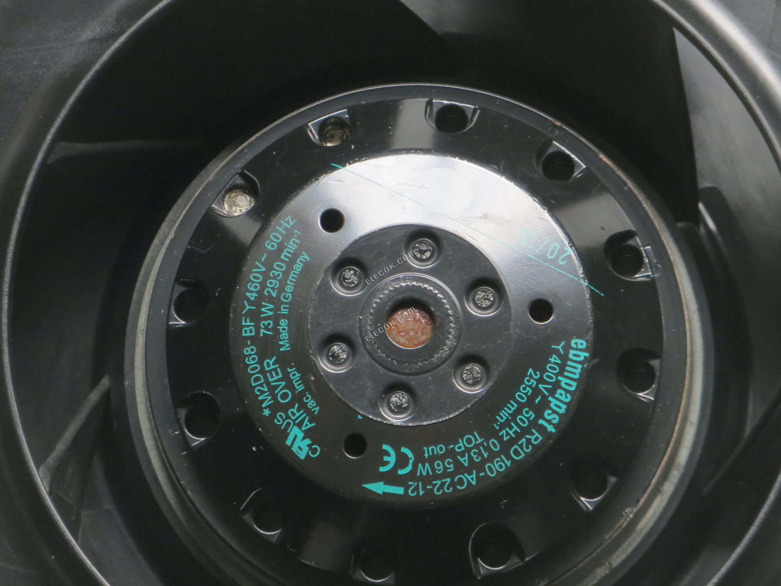 Edmpaspst R2D190-AC22-12 400V 50HZ 0,13A 56W Chladicí Ventilátor, repasovaný 