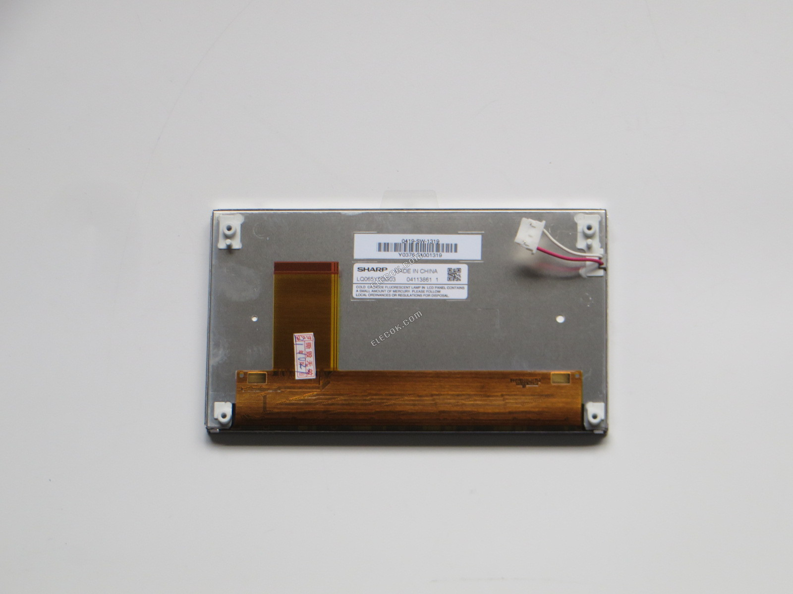 LQ065Y5DG03 SHARP 6,5" A-Si TFT-LCD Panel érintőkijelző nélkül 