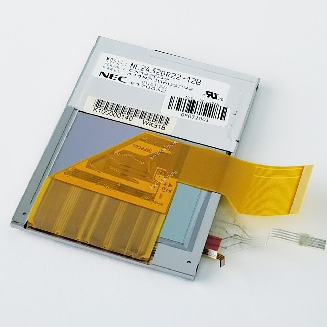 NL2432DR22-12B NEC 3,5" A-Si TFT-LCD Panel 