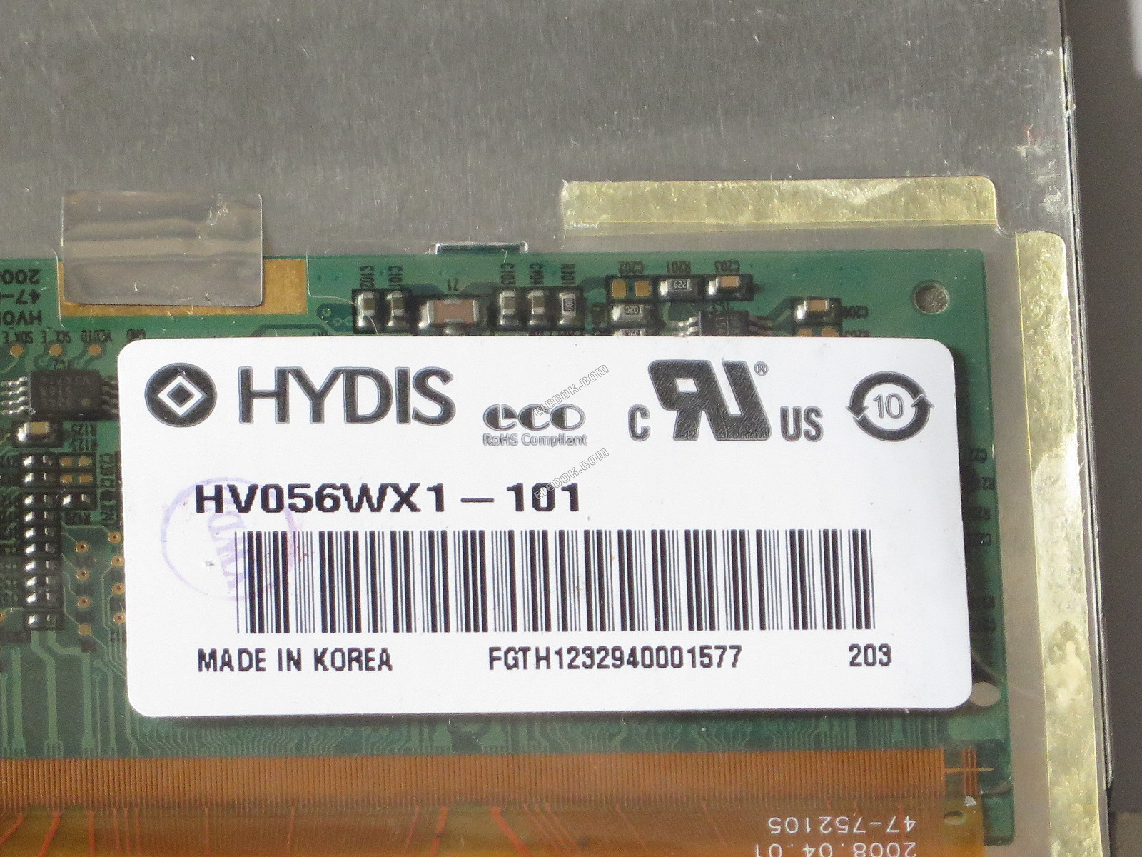 HV056WX1-101 HYDIS 5,6" a-Si TFT-LCD Panel használt 