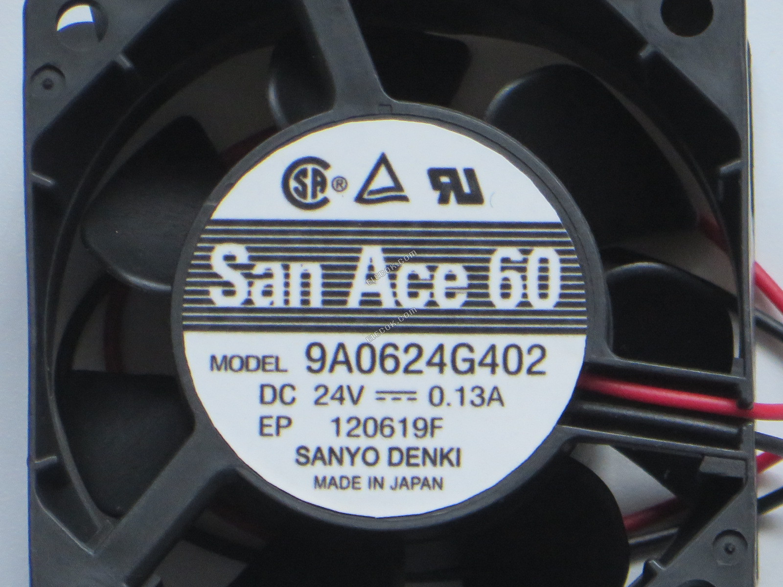 SANYO 9A0624G402 24V 0,13A 2 vezeték Hűtőventilátor 