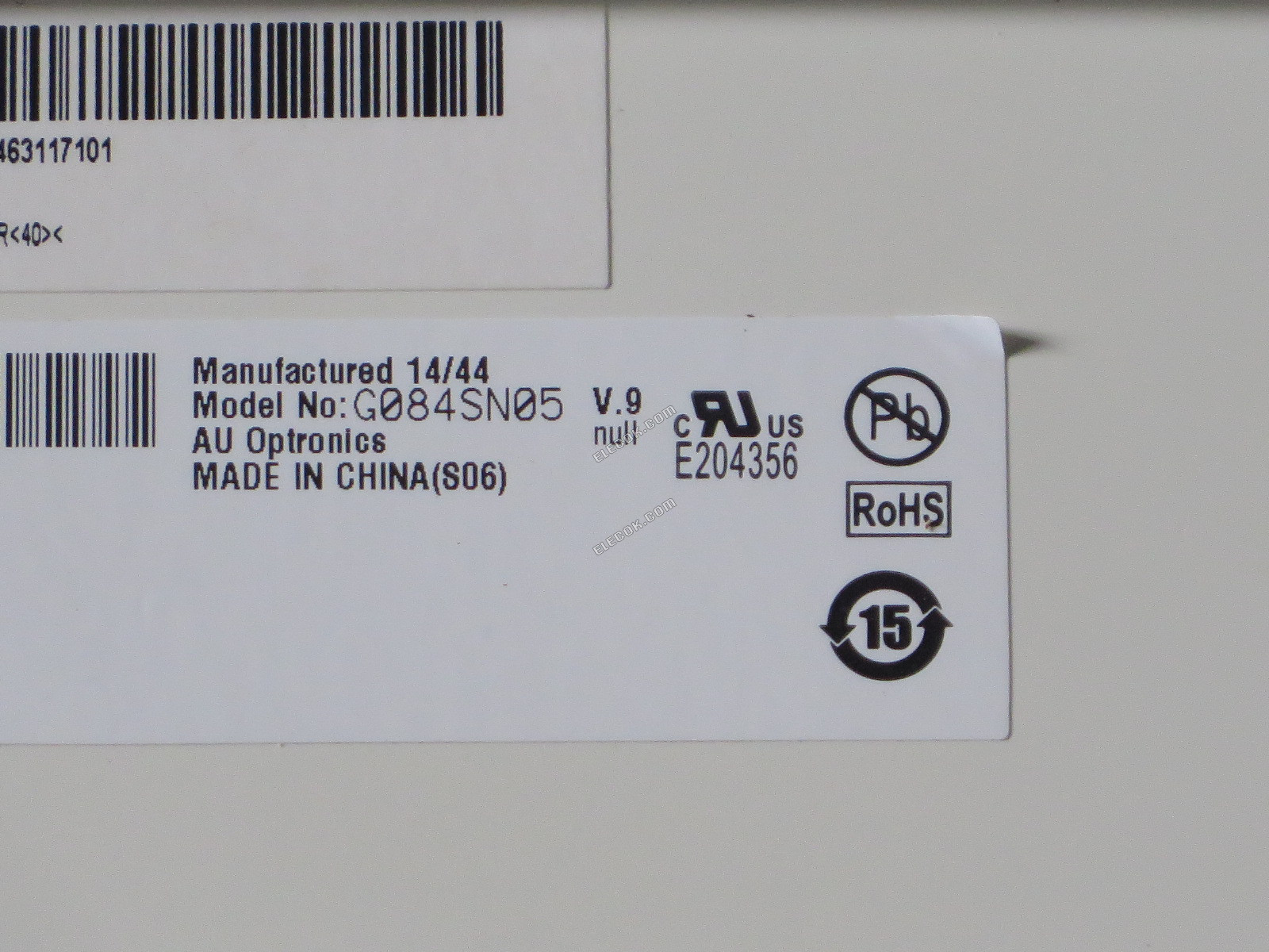 G084SN05 V9 AUO 8,4" a-Si TFT-LCD Panel Használatlan Régi Készlet 