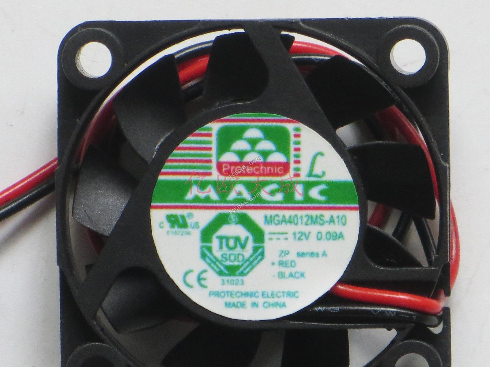 MAGIC MGA4012MS-A10 12V 0,09A 2 vodiče chladicí ventilátor 