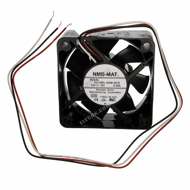 2410RL-04W-B79-C00 NMB Technologies Corp. VENTILáTOR AXIáLNí 60X25MM 12VDC VODIč 3 Vodič Vývody 