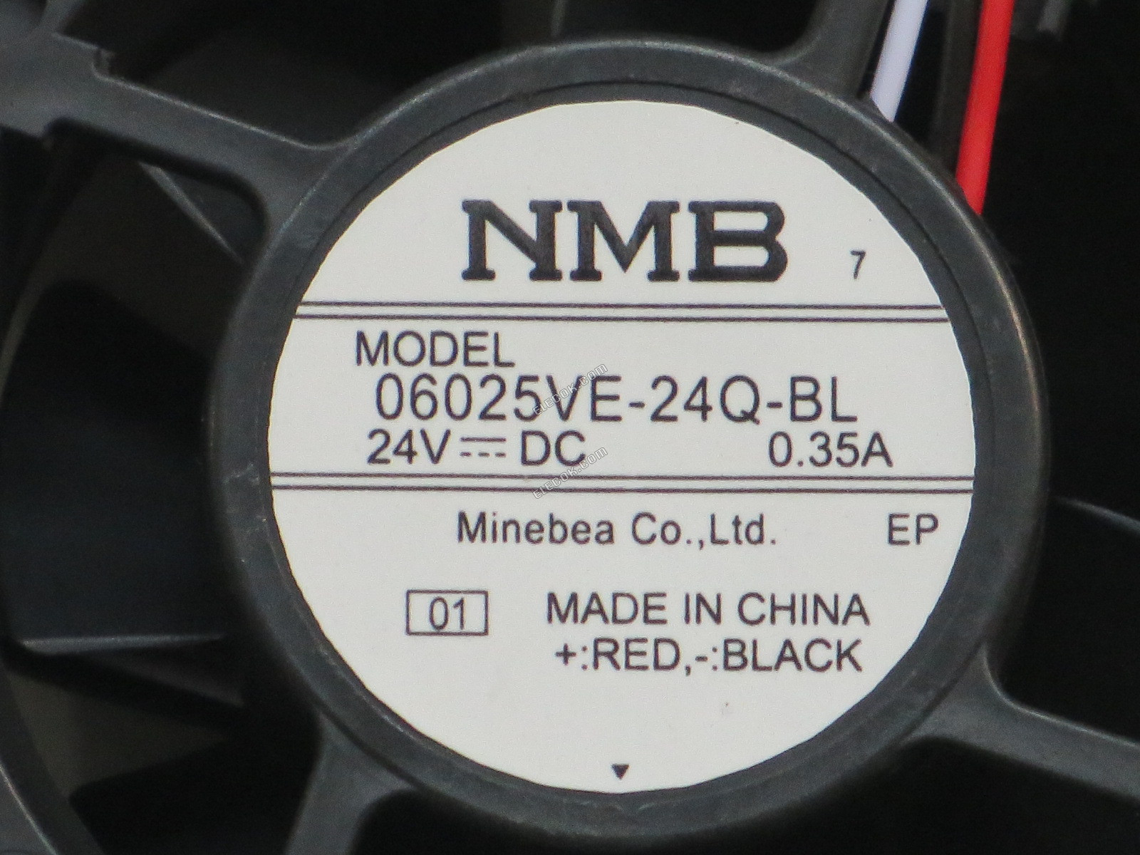 NMB 06025VE-24Q-BL 24V 0,35A 3 vezeték Hűtőventilátor 