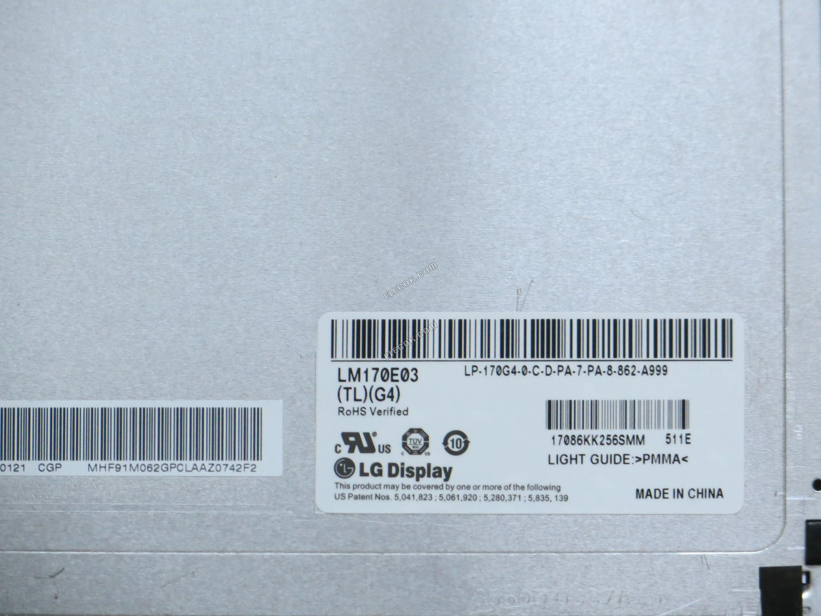 LM170E03-TLG4 LG Display 17.0" a-Si TFT-LCD Panel 