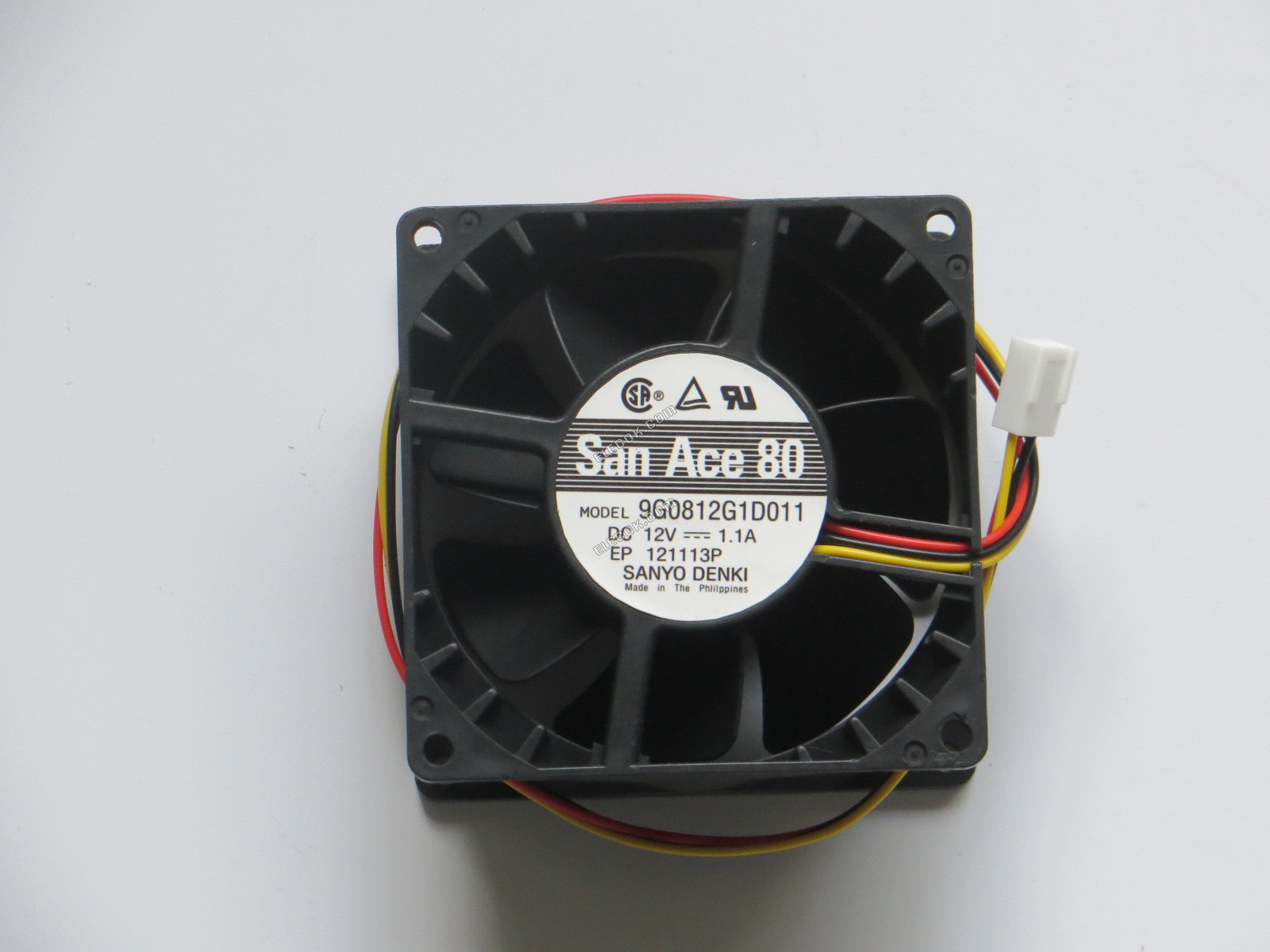 SANYO 9G0812G1D011 12V 1,1A 3 vodiče Chladicí Ventilátor 