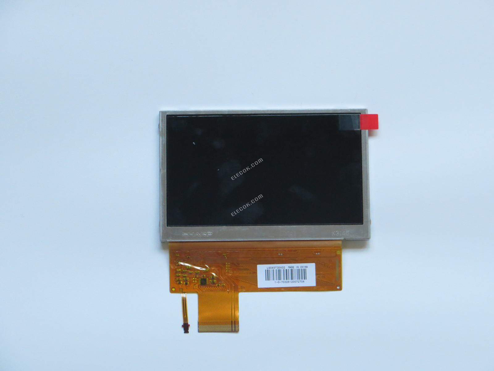 LQ043T3DX02 SHARP 4,3" a-Si TFT-LCD Panel 