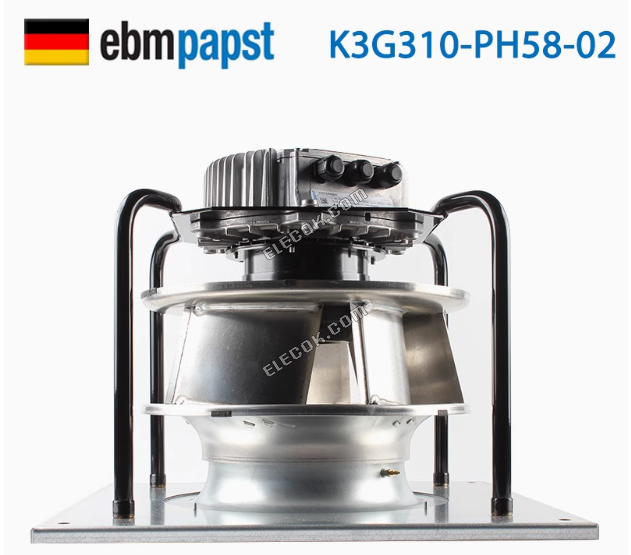 Ebmpapst K3G310-PH58-02 380/480V 50/60HZ 4,6A 2950W Chladicí Ventilátor 