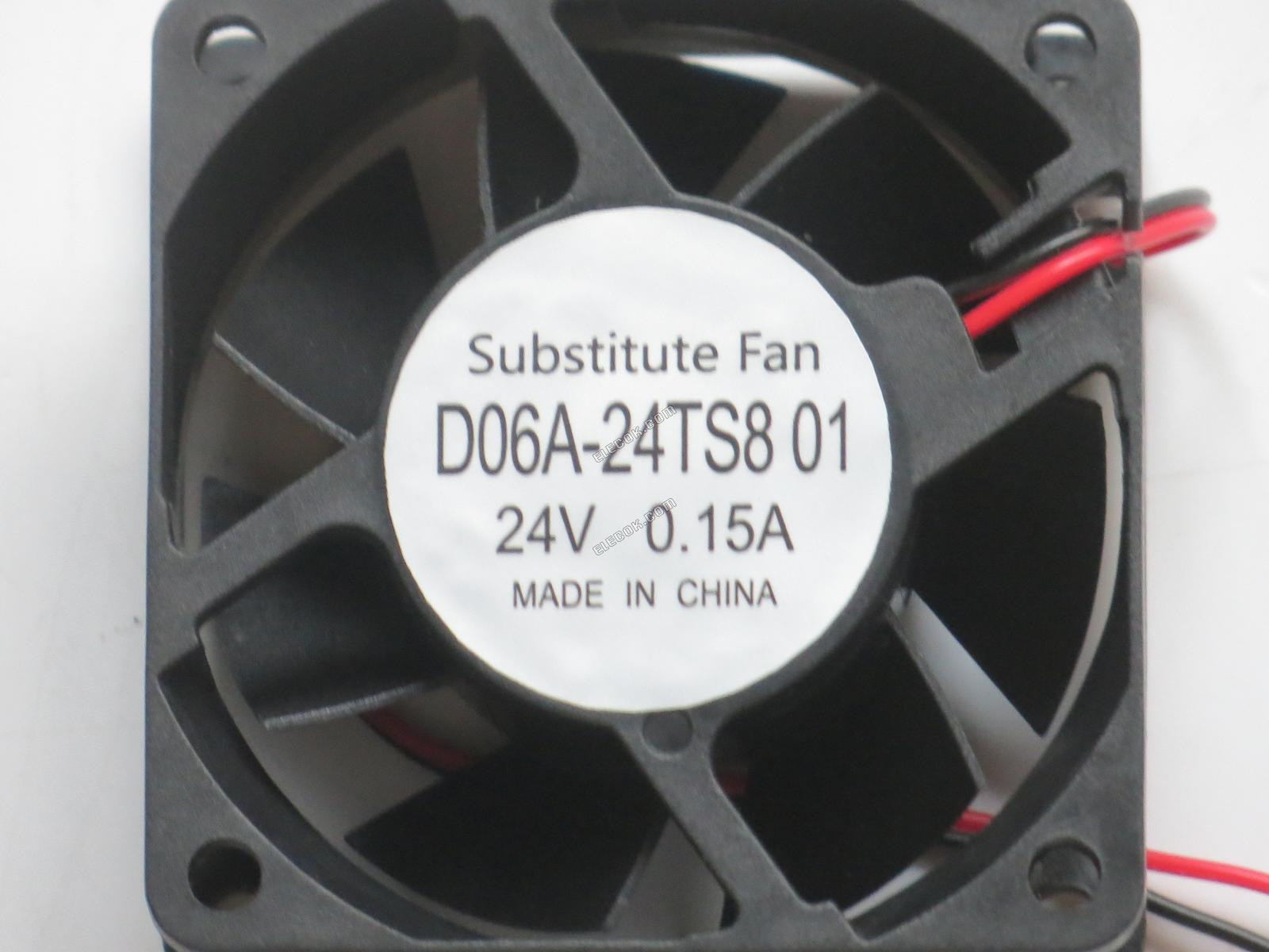 Nidec D06A-24TS8 01 24V 0,15A 2 vezeték Hűtőventilátor, helyettesítő 