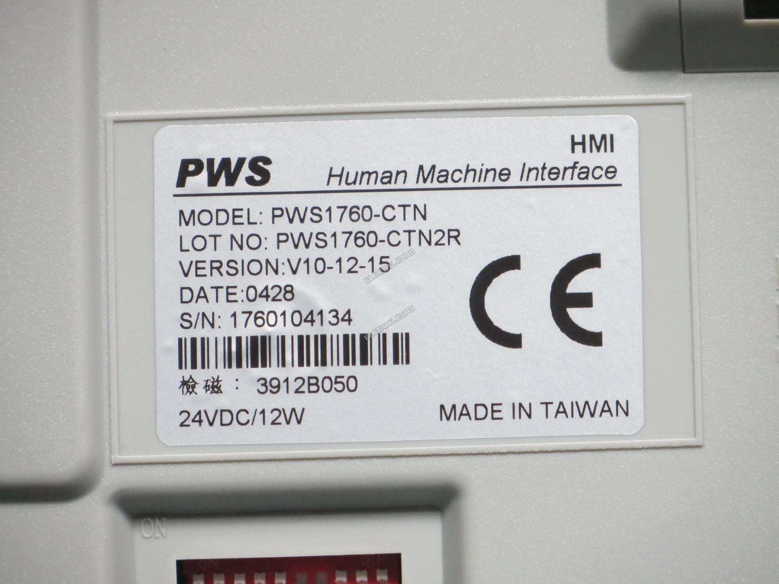PWS1760-CTN HITECH HMI Used