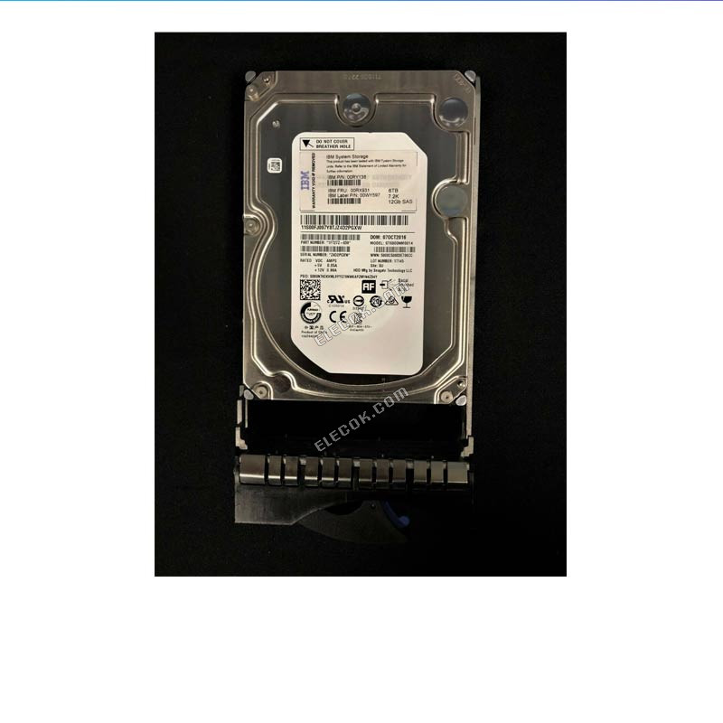 IBM 00RX931 00MN522 6T 7.2K SAS 3.5 V3500V3700 storage hard disk