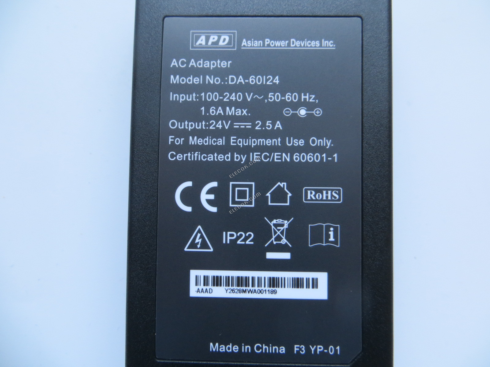 APD 24V2.5A DA-60I24 adapter 