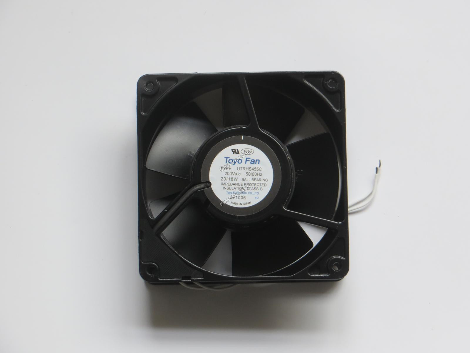 TOYO UTRHS455C 200V 20/18W 2 vodiče Chladicí Ventilátor 
