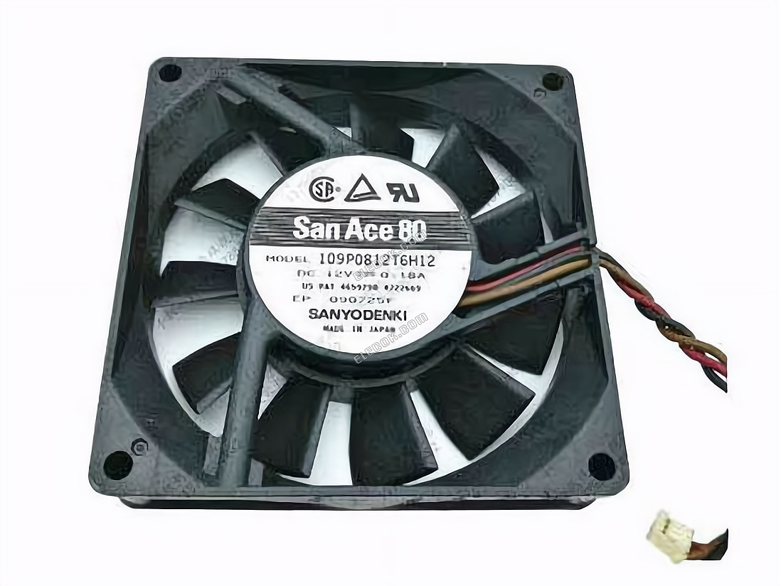 Sanyo 109P0812T6H12 12V 2,16W Chladicí Ventilátor 