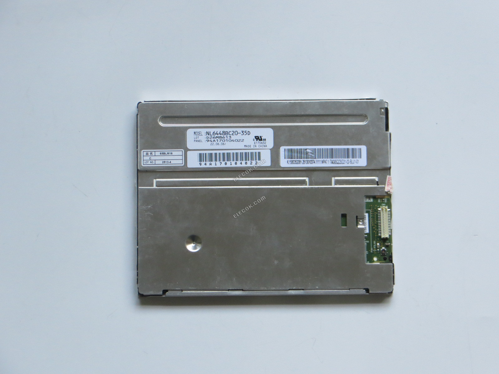NL6448BC20-35D NEC 6,5" a-Si TFT-LCD Panel használt 