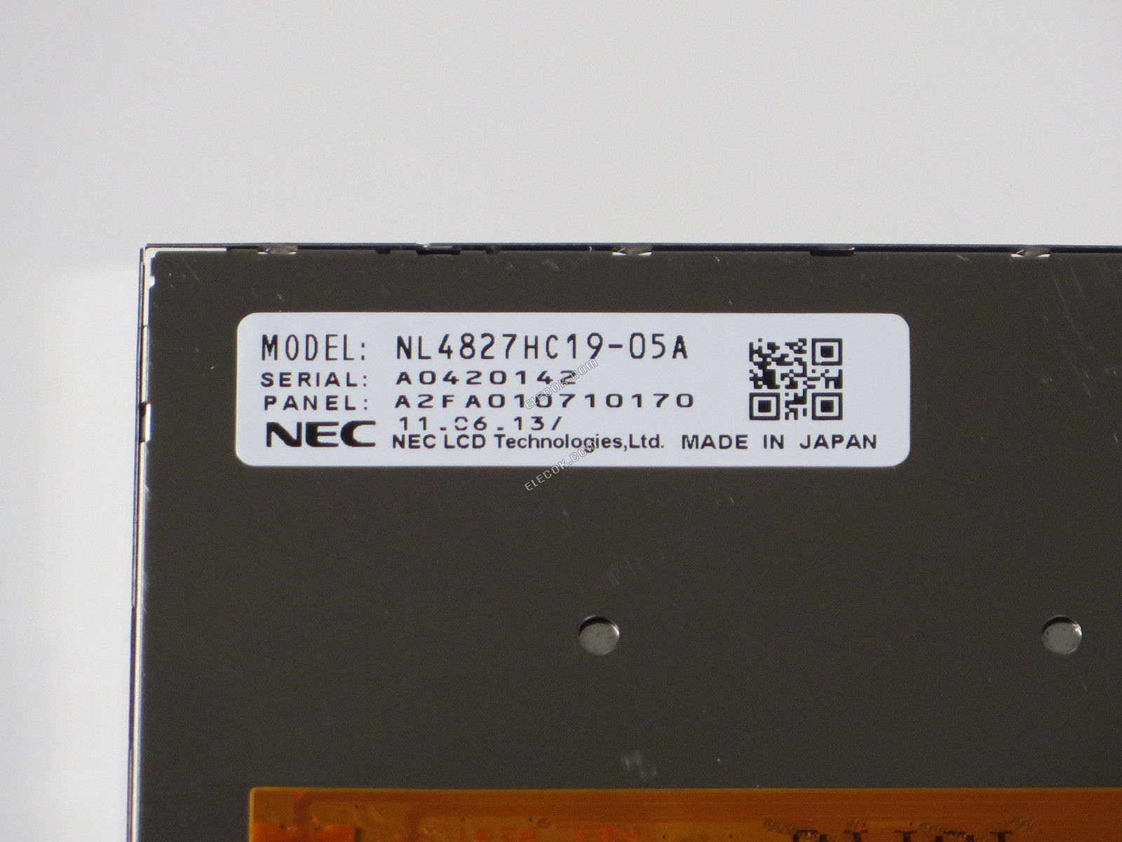 NL4827HC19-05A NEC 4,3" A-Si TFT-LCD Panel použitý 