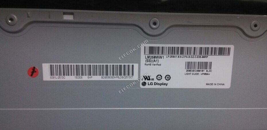 LM250WW1-SSA1 LG Display 25.0" A-Si TFT-LCD Panel 