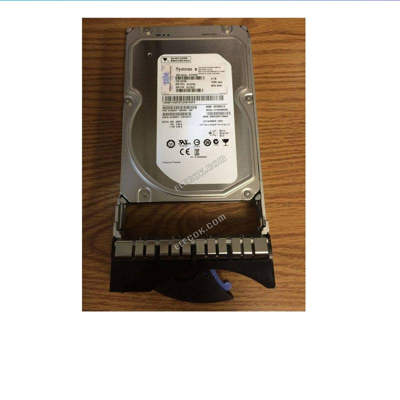 IBM 81Y9758 81Y9759 3TB 7.2K SAS 3.5 6G 90Y8578 M4 HDD