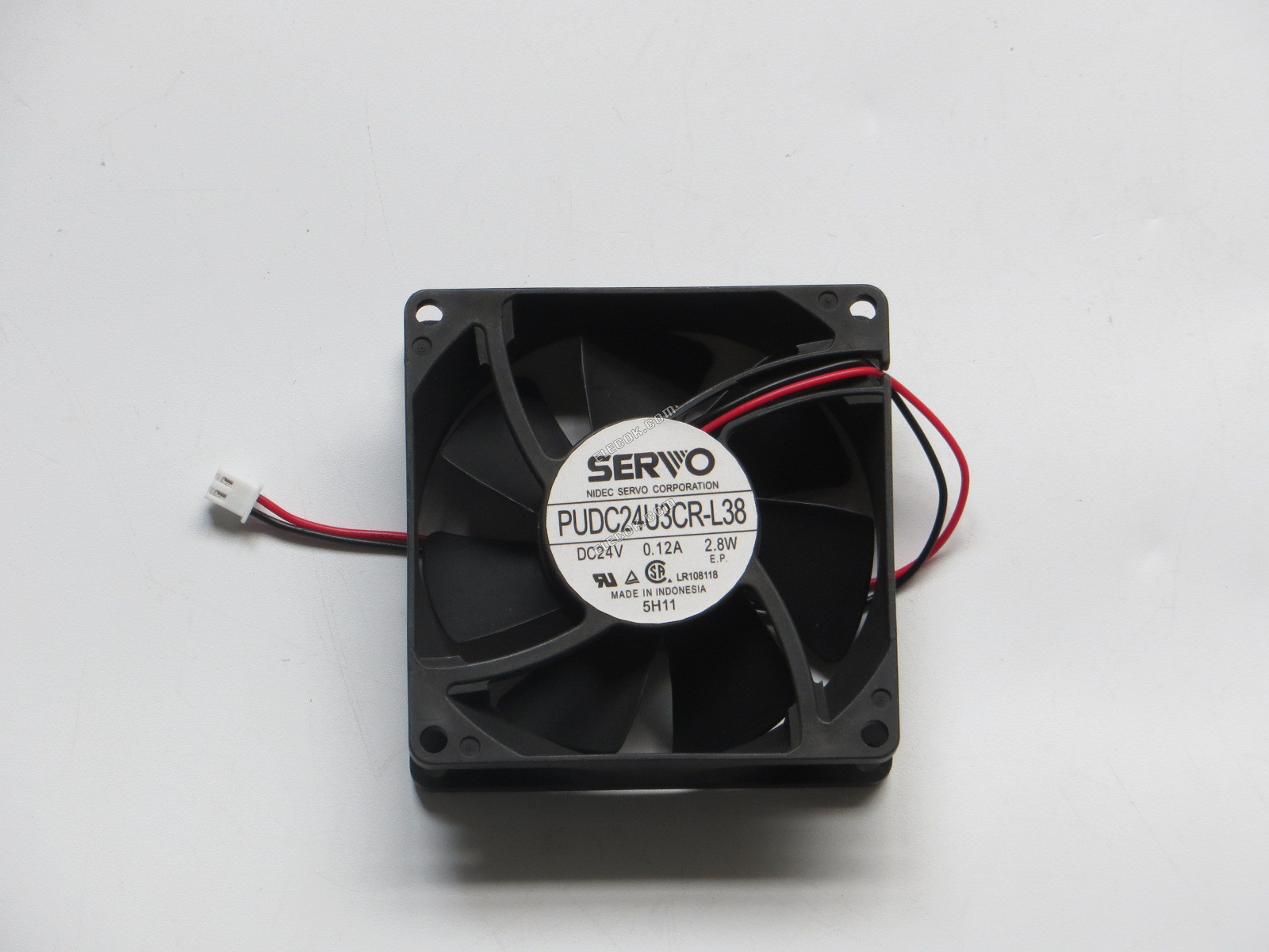 SERVO PUDC24U3CR-L38 24V 0,12A 2,8W 2 vodiče Chladicí Ventilátor 