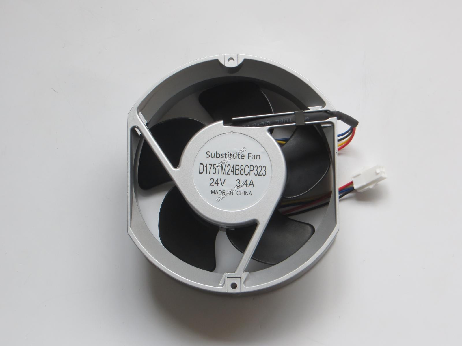 SEVRO D1751M24B8CP323 24V 3,4A 4 vodiče Chladicí Ventilátor, náhrada a repasovaný 