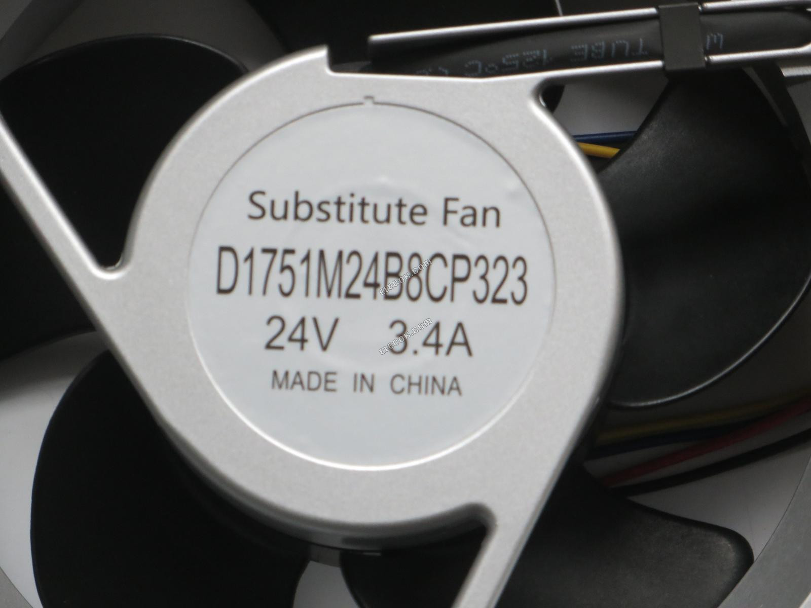 SEVRO D1751M24B8CP323 24V 3,4A 4 vodiče Chladicí Ventilátor, náhrada a repasovaný 