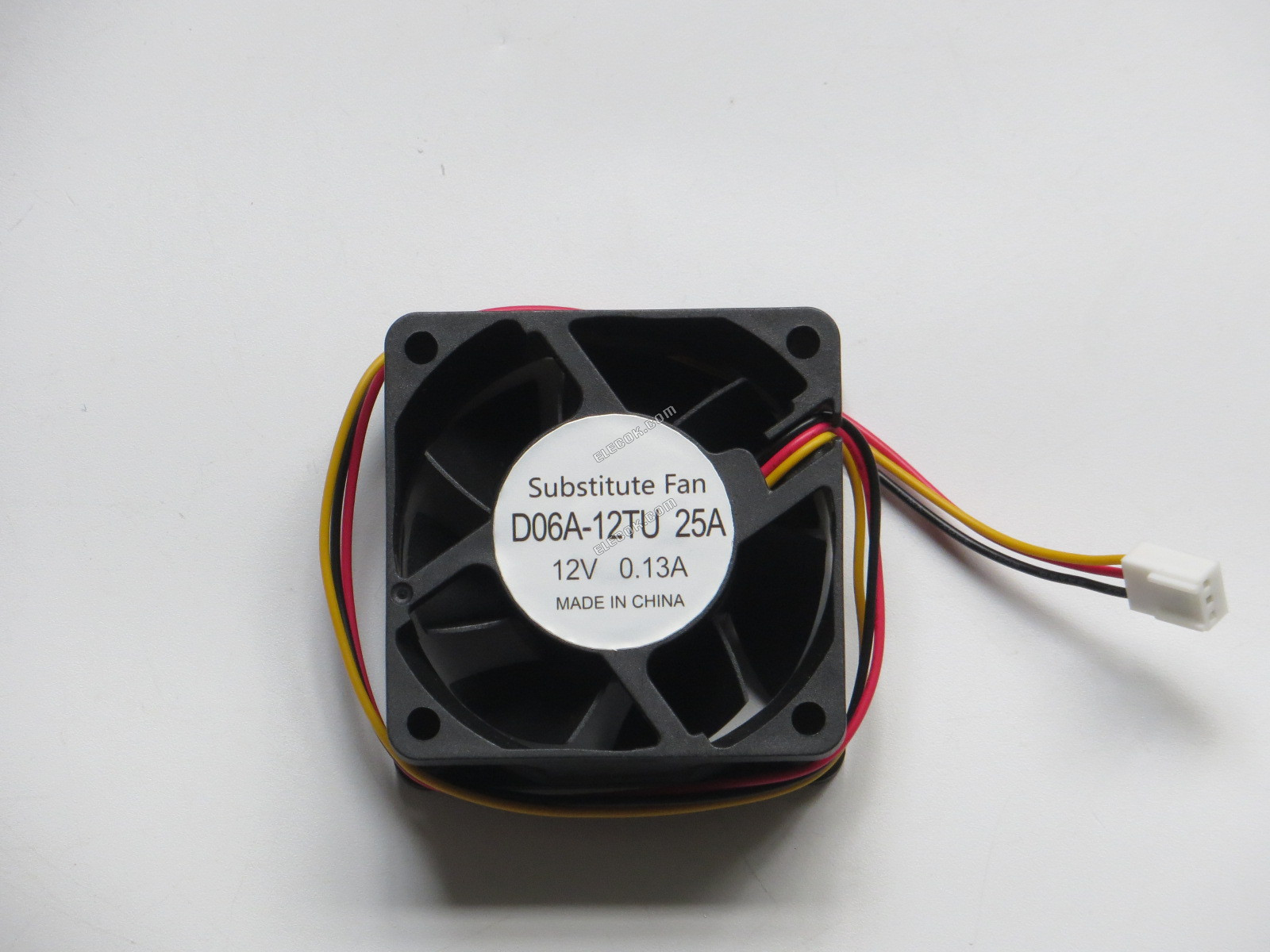 Nidec D06A-12TU 25A 12V 0,13A 3 vodiče Ventilátor, náhrada 