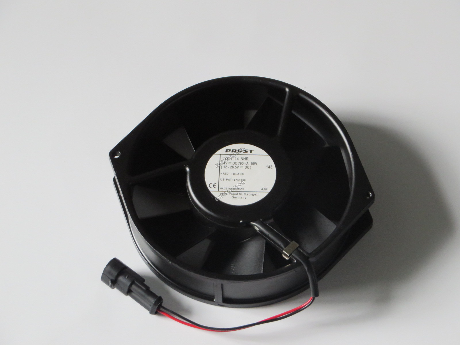 EBM-Papst 7114NHR 24V 790mA 19W 2 vodiče Chladicí Ventilátor 