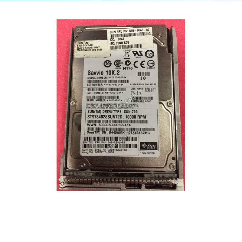 Sun Oracle Hard Disk 540-6643 390-0213 390-0376