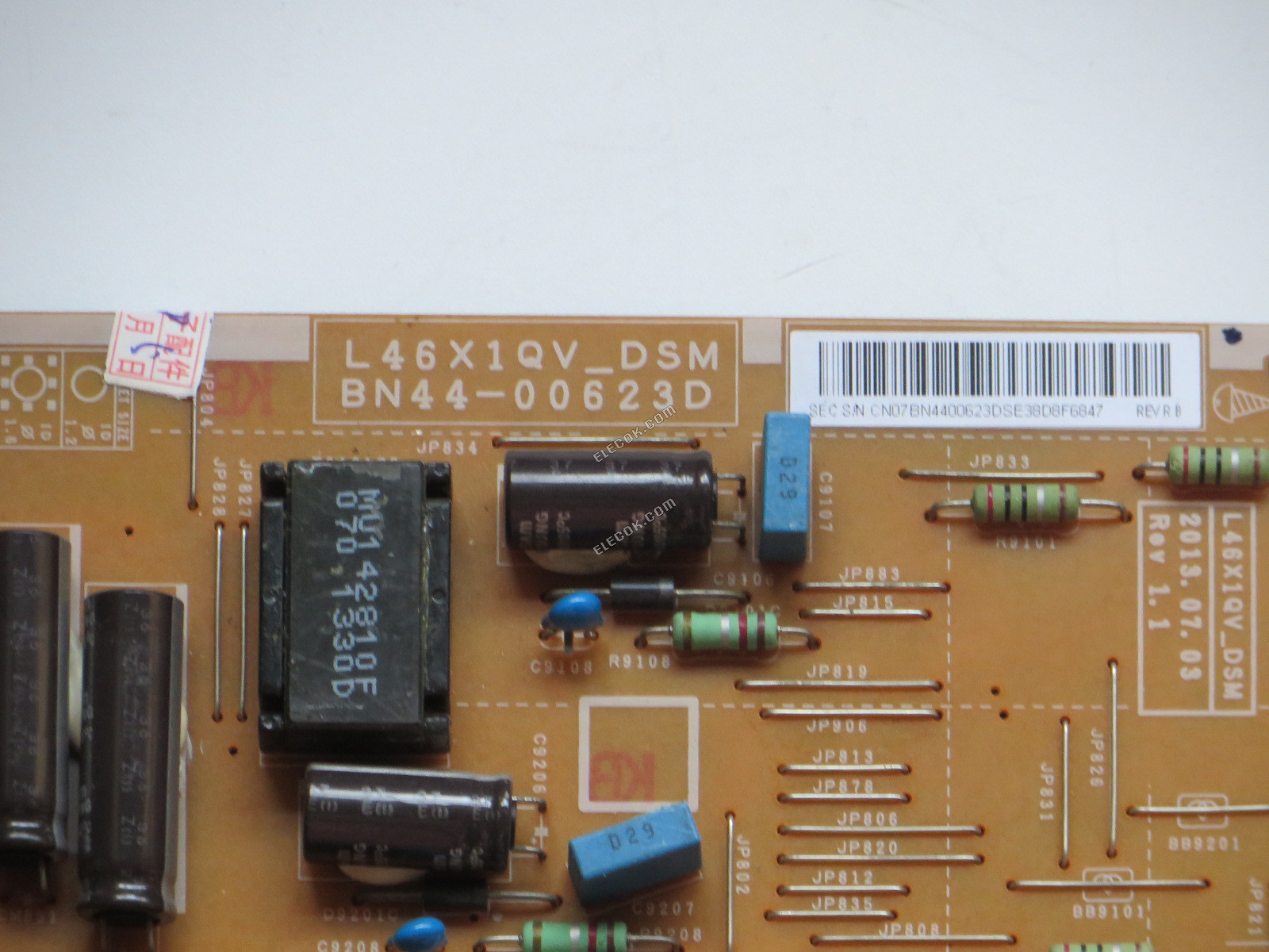 BN44-00623B L46X1Q_DHS Samsung napájecí deska, náhrada použitý 