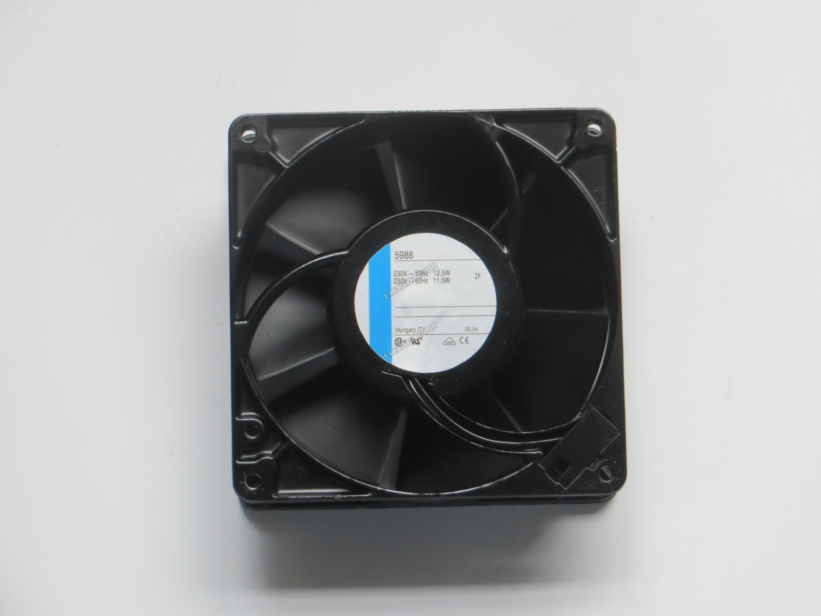 Ebmpapst 5988 230V 12,5/11,5W Hűtőventilátor aljzatos csatlakozással 