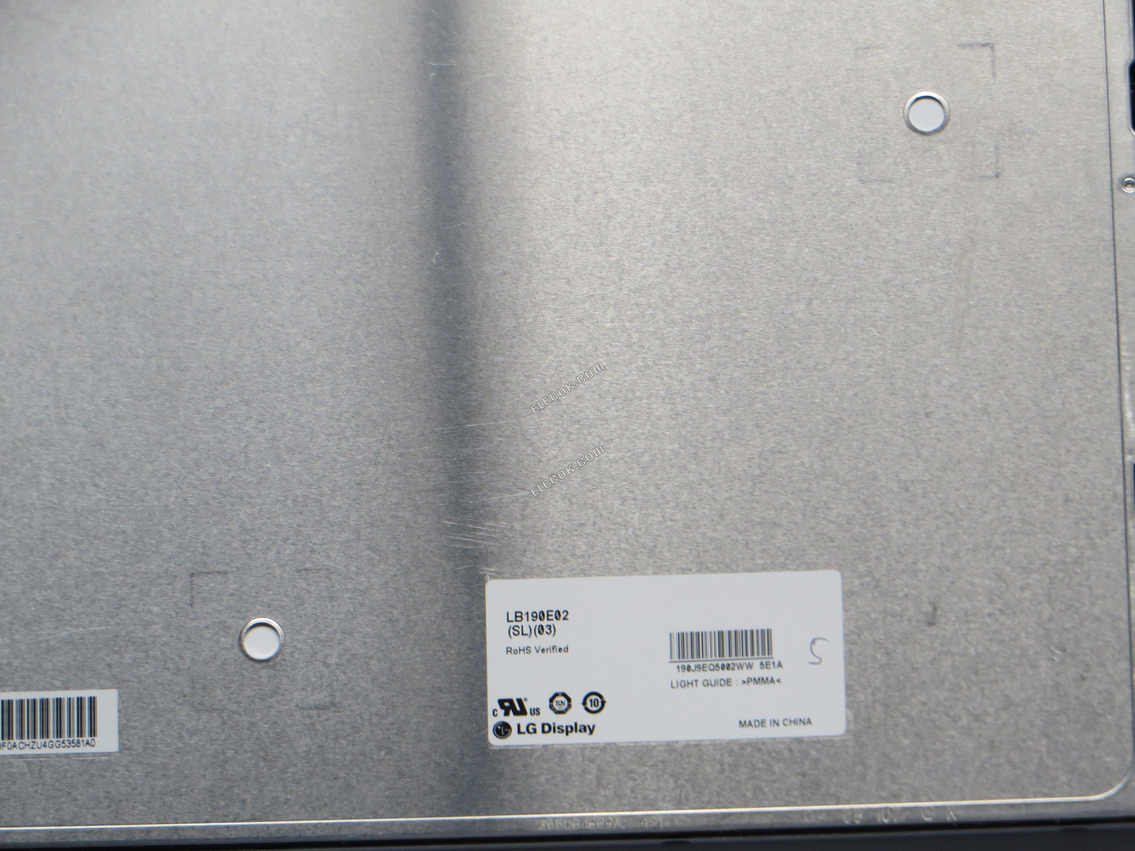 LB190E02-SL03 LG Display 19.0" a-Si TFT-LCD, Panel Nepoužité Staré Skladové Zásoby 