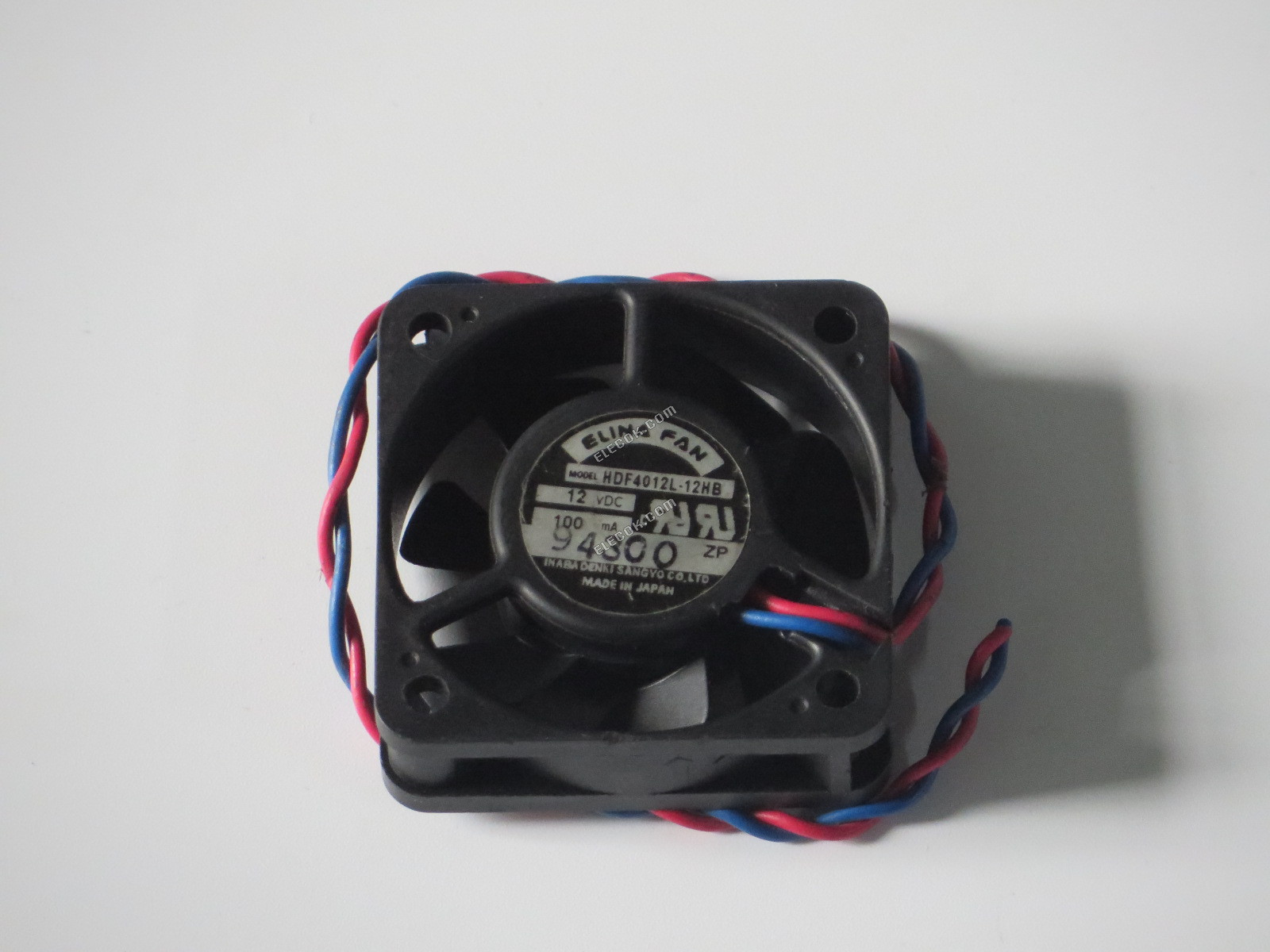 ELINA FAN HDF4012L-12HB 12V 100mA 2 vezeték hűtőventilátor 
