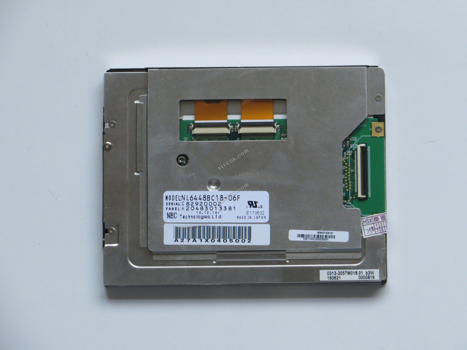 NL6448BC18-06F NEC 5,7" A-Si TFT-LCD Panel Használatlan Régi Készlet 