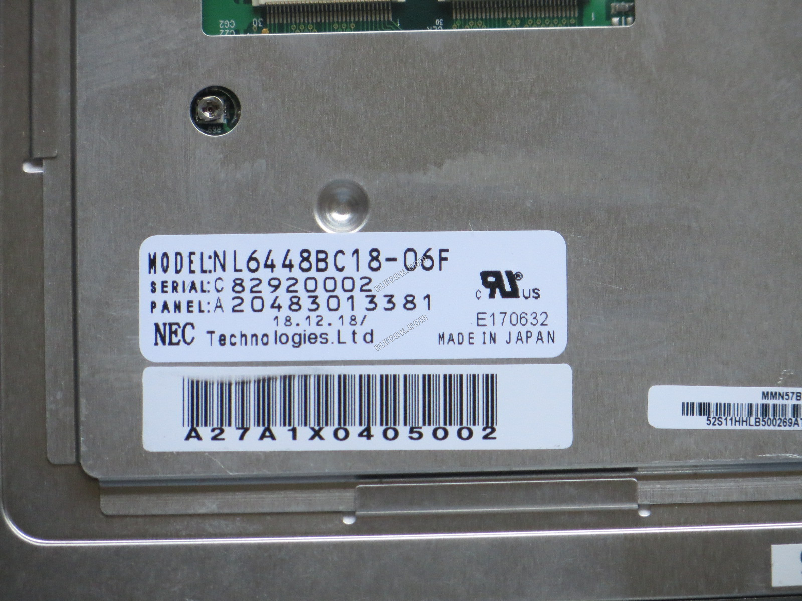 NL6448BC18-06F NEC 5,7" A-Si TFT-LCD Panel Használatlan Régi Készlet 