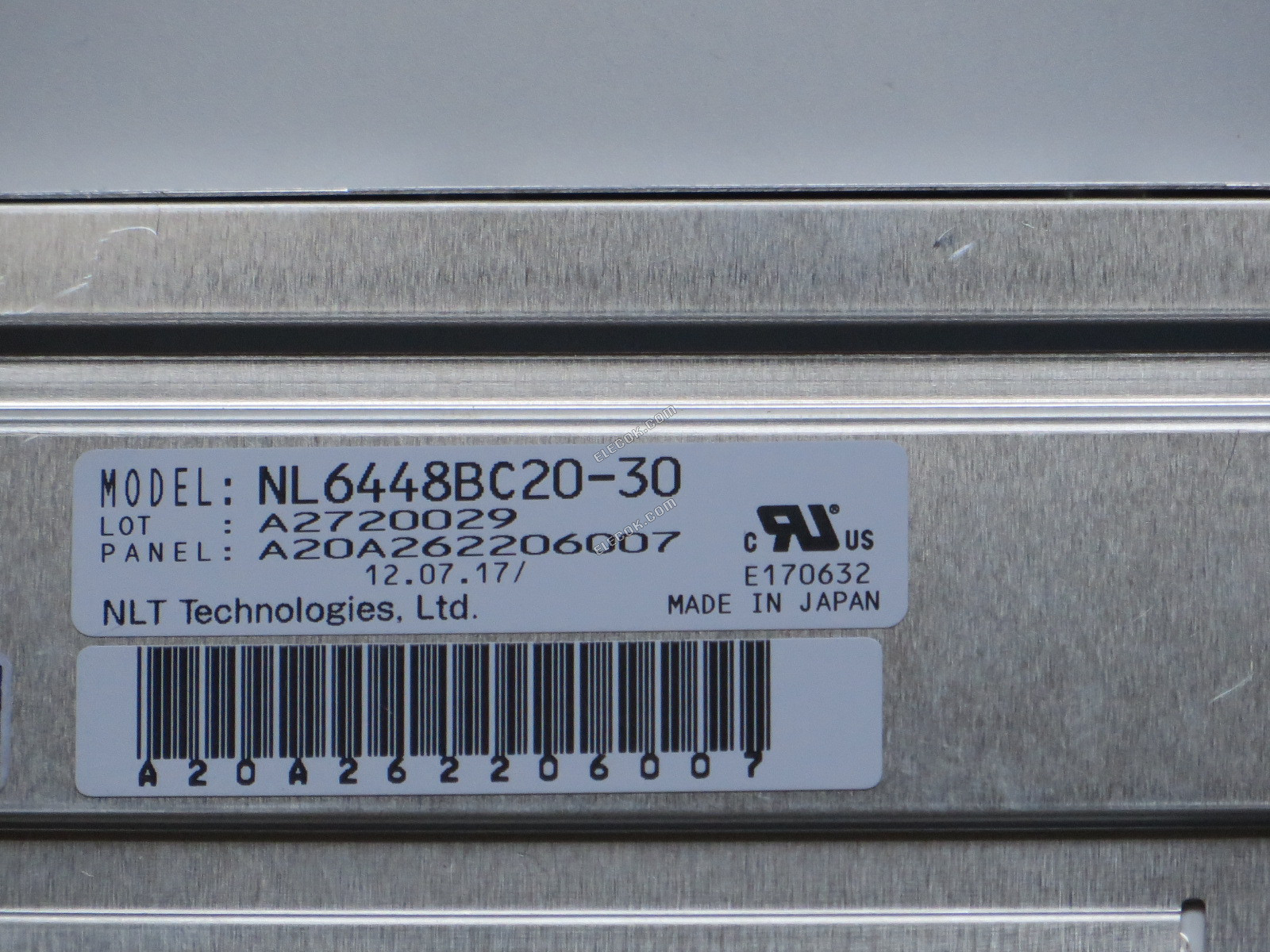 NL6448BC20-30 NEC 6,5" a-Si TFT-LCD Panel használt 